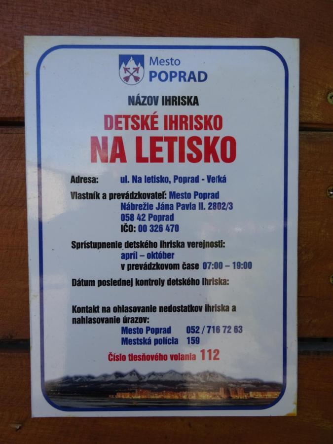 Rekreacny Dom Tyrkys Βίλα Πόπραντ Εξωτερικό φωτογραφία